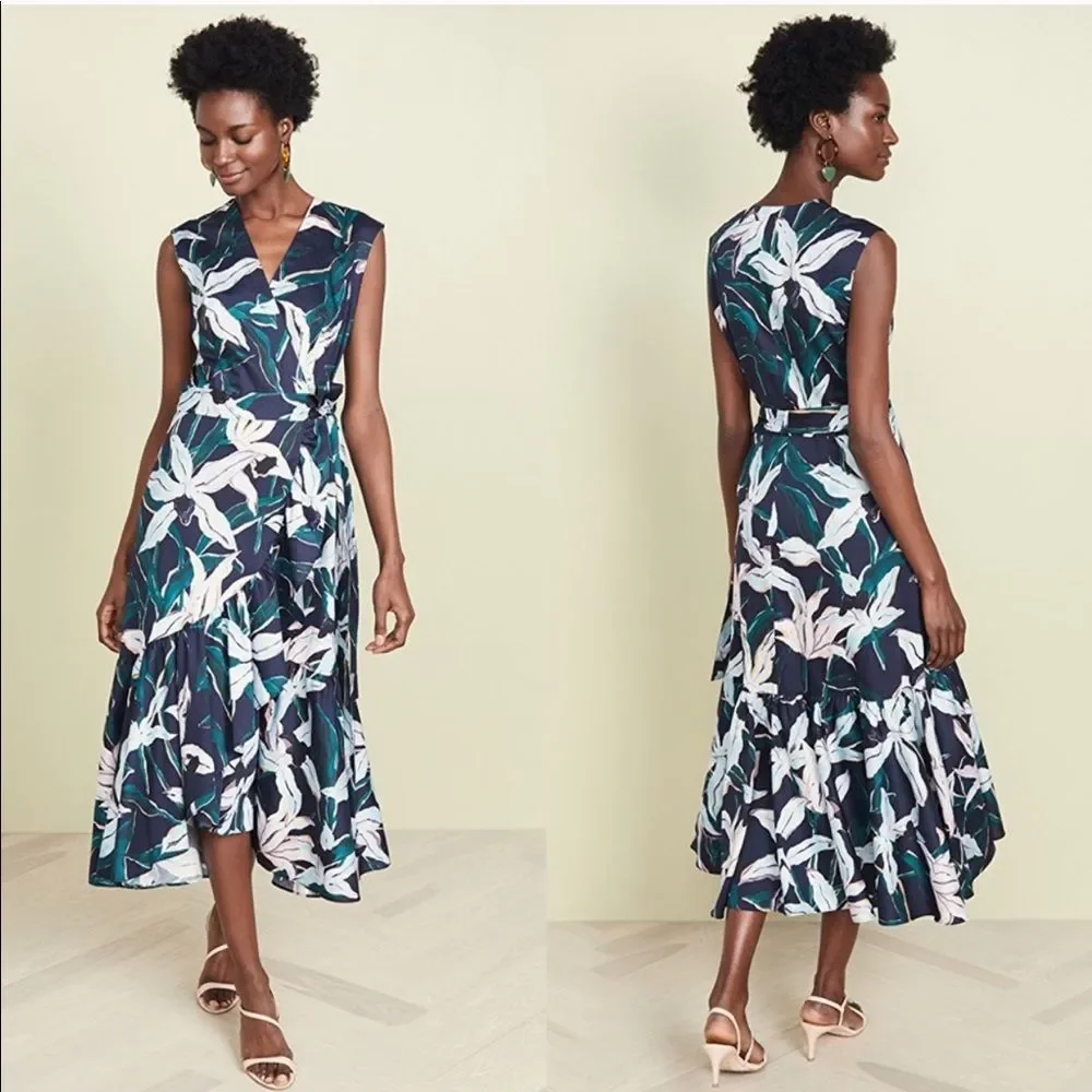 Tory Burch cotton wrap dress. - Picture 5 of 9